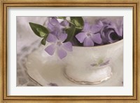 Violet Teacup I Fine Art Print