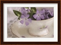 Violet Teacup I Fine Art Print