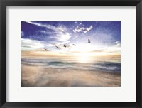 Seascape with Gulls Fine Art Print
