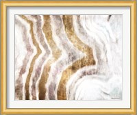 Gold Stone Layers Abstract Fine Art Print