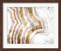Gold Stone Layers Abstract Fine Art Print