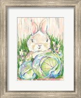 Bunny in the Cabbage Patch Fine Art Print