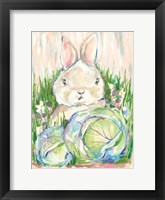 Bunny in the Cabbage Patch Fine Art Print
