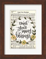 Count Your Many Blessings Fine Art Print