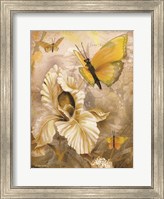 Flower & Butterflies I Fine Art Print