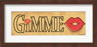 Gimme Kiss Fine Art Print