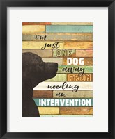 Dog Intervention Fine Art Print
