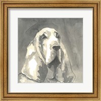 Sepia Modern Dog II Fine Art Print