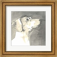 Sepia Modern Dog IV Fine Art Print