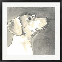 Sepia Modern Dog IV Fine Art Print