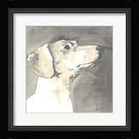 Sepia Modern Dog IV Fine Art Print