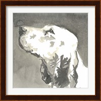 Sepia Modern Dog V Fine Art Print