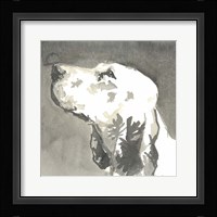 Sepia Modern Dog V Fine Art Print
