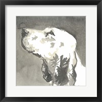 Sepia Modern Dog V Fine Art Print