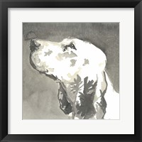 Sepia Modern Dog V Fine Art Print