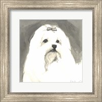 Sepia Modern Dog VIII Fine Art Print