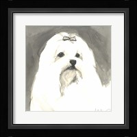 Sepia Modern Dog VIII Fine Art Print
