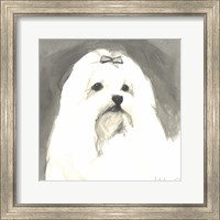 Sepia Modern Dog VIII Fine Art Print