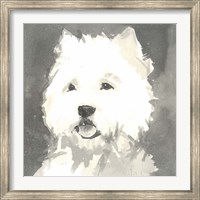 Sepia Modern Dog X Fine Art Print