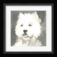 Sepia Modern Dog X Fine Art Print