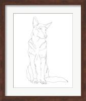 Dog Contour I Fine Art Print