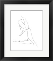 Nude Contour Sketch I Fine Art Print