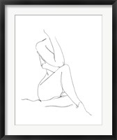 Nude Contour Sketch I Fine Art Print