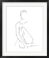 Nude Contour Sketch II Fine Art Print