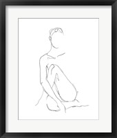 Nude Contour Sketch II Fine Art Print
