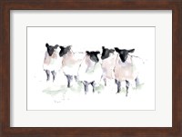Minimalist Watercolor Sheep I Fine Art Print