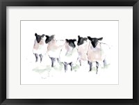 Minimalist Watercolor Sheep I Fine Art Print
