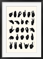 Sign Language I Fine Art Print