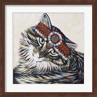 Hippie Cat I Fine Art Print