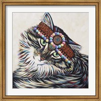 Hippie Cat I Fine Art Print