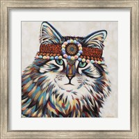 Hippie Cat II Fine Art Print
