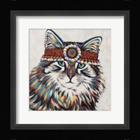 Hippie Cat II Fine Art Print