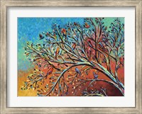 Sunrise Treetop Birds I Fine Art Print