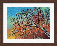 Sunrise Treetop Birds I Fine Art Print