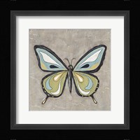 Graphic Spring Butterfly I Framed Print