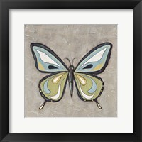 Graphic Spring Butterfly I Framed Print