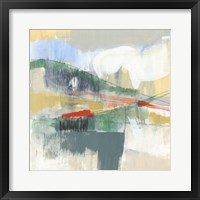 Abstracted Mountainscape I Framed Print