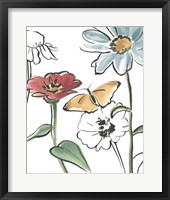 Boho Florals IV Framed Print