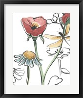 Boho Florals VI Framed Print