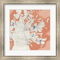 Terracotta Flowers I Fine Art Print