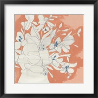 Terracotta Flowers I Fine Art Print