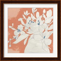 Terracotta Flowers II Fine Art Print