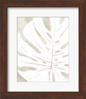 Linen Tropical Silhouette I Fine Art Print