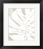 Linen Tropical Silhouette I Fine Art Print