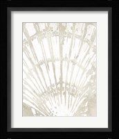 Linen Tropical Silhouette II Framed Print