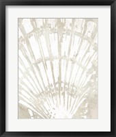 Linen Tropical Silhouette II Framed Print